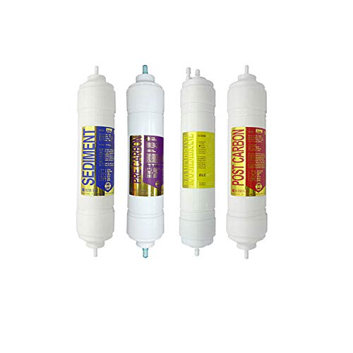 4EA Premium Replacement Water Filter Set for Hanil World PHILEO-802RO - 1 Micron Filtration | Compatible with RO Systems | Perfect for Home & Office Water Purification
