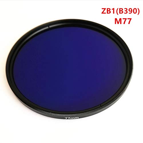 77mm 390nm UV IR Pass Filter - Dual Bandpass Lens Filter for Photography & Astronomy