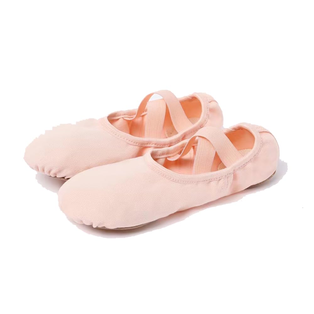 MSMAX Stretch Ballet Slippers for Dance Performance - Comfortable Ballet Flats for Toddler, Kids & Adults | Perfect for Ballet Class, Recital & Dance Practice