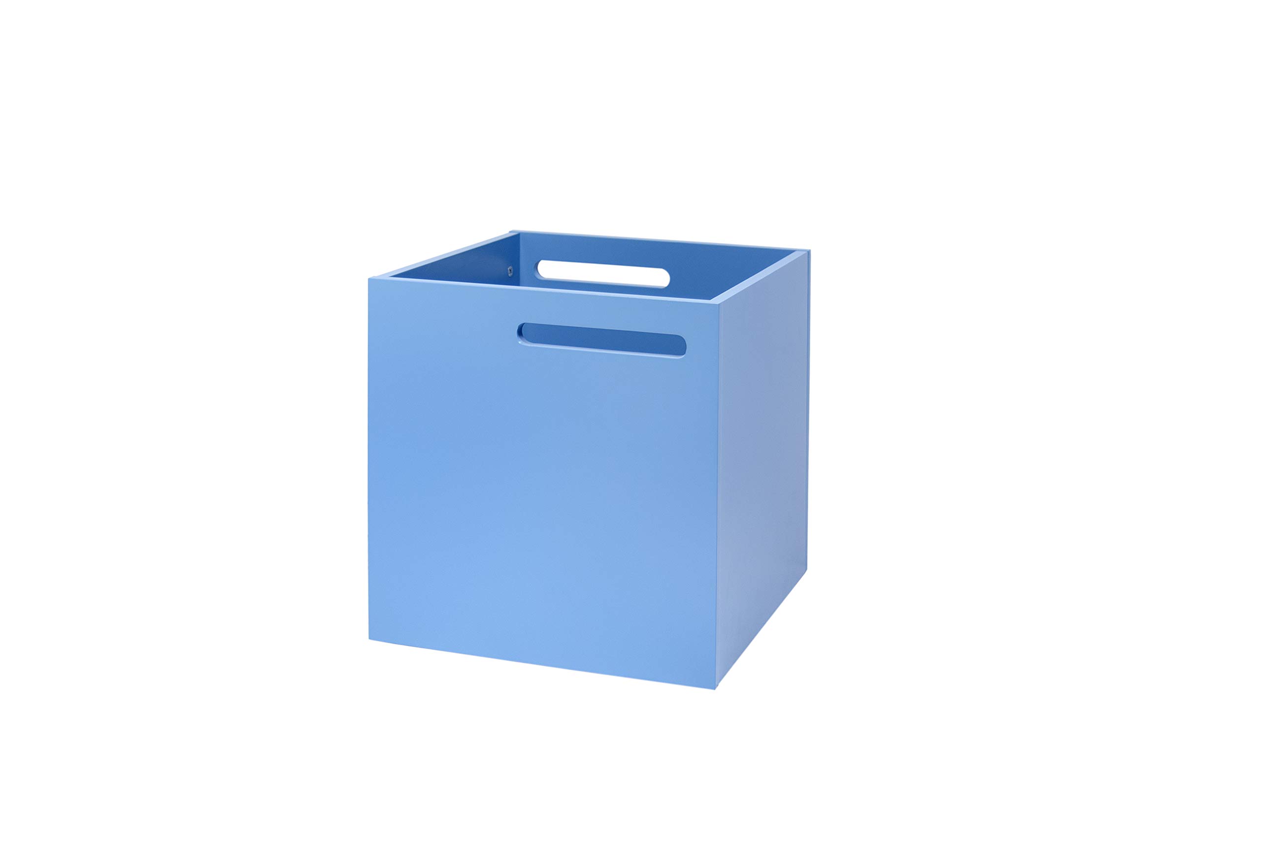 Light Blue Storage Shelving Unit Box - Sturdy & Space-Saving Organizer for Home, Office, or Garage Storage Solutions