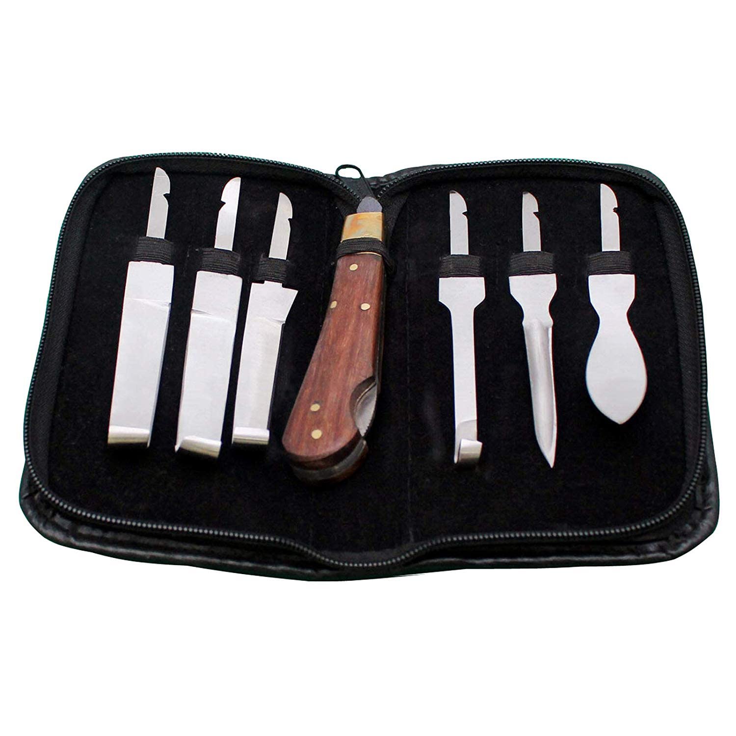 Premium Farrier Hoof Knife Set - Stainless Steel Equine Grooming Tools for Horseshoeing & Hoof Care - Perfect for Professional Farriers & DIY Horse Owners