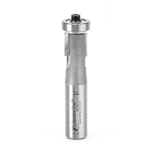 Amana Tool 47194 Carbide Tipped Overhang Trim Router Bit - 1/16