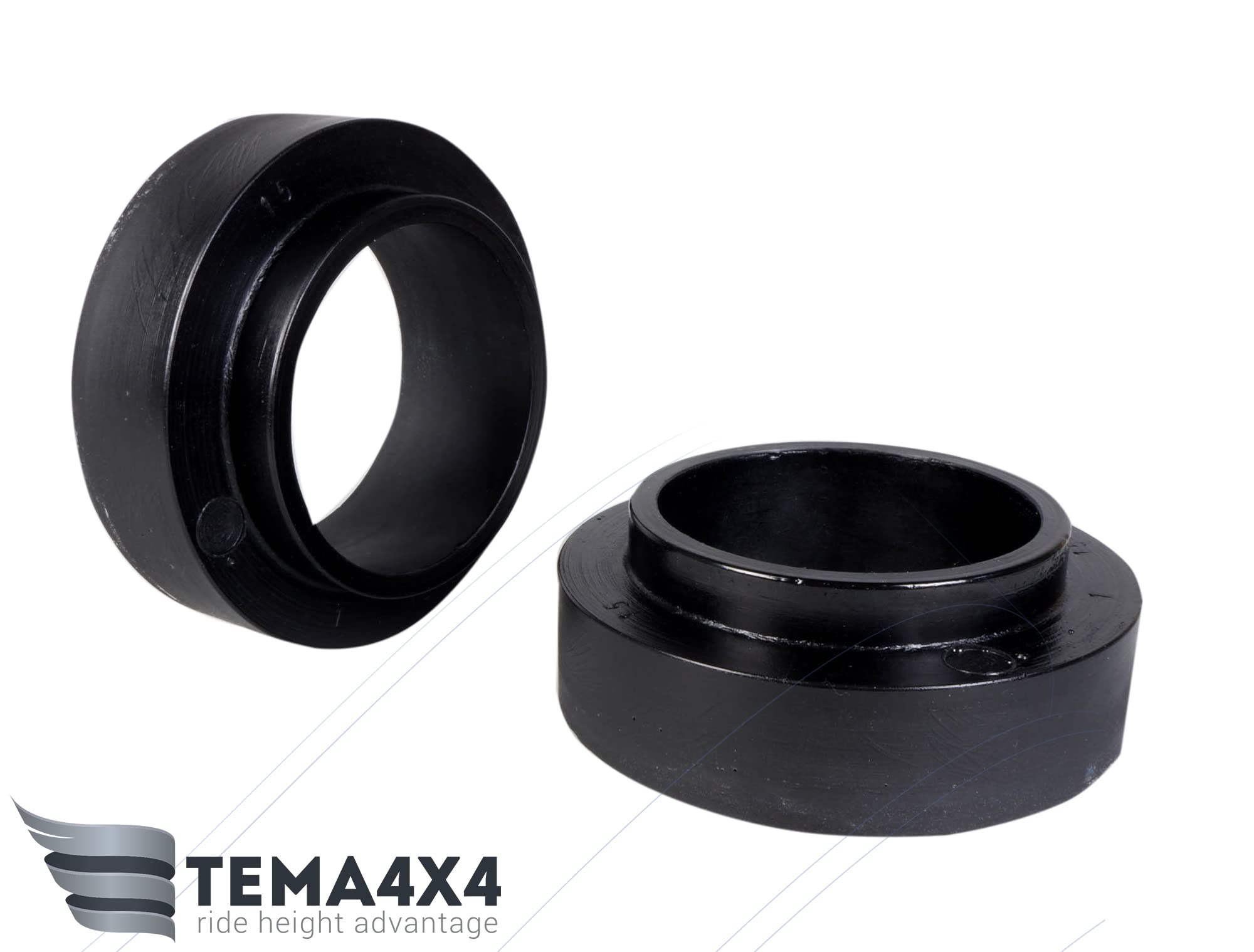 30mm Rear Coil Spacers for Toyota GAIA 1998-2004, IPSUM 1995-2001, NADIA 1998-2003, PICNIC 1996-2001, RAV4 1994-2000, SIENNA 1997-2003, ESTIMA 1990-1999, PREVIA 1990-1999 - Lift Kit for Improved Ground Clearance & Off-Road Performance