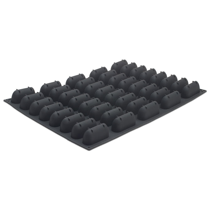 Pavoflex Silicone Gianduiotto Mold - 40 Cavities for Homemade Chocolate, Candy & Desserts - Perfect for Baking, Party Favors & Gift Making