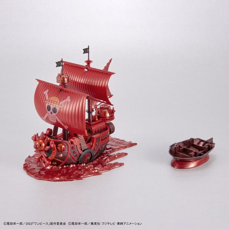 Bandai One Piece Grand Ship Collection Thousand Sunny Model Kit (Movie Red Commemorative Color Ver.) - Perfect for Anime Collectors, Display & Gift Giving