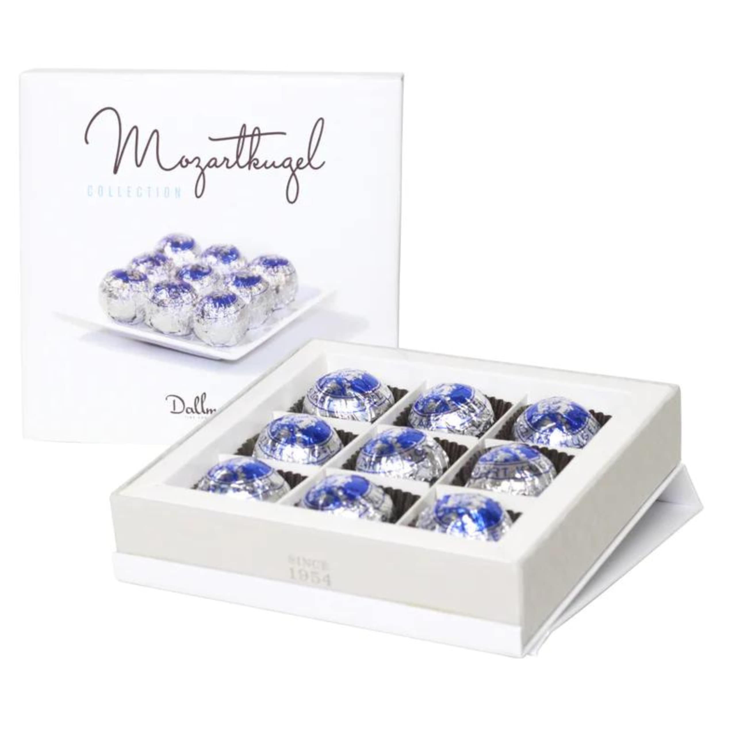 Premium Mozartkugel Chocolate Gift Box - 9 Piece Gourmet Assortment by Dallmann Confections | Elegant Corporate Food Gifts for Thanksgiving, Halloween, Birthday & Holiday Celebrations | Perfect for Office Parties, Client Appreciation & Luxury Gift Giving