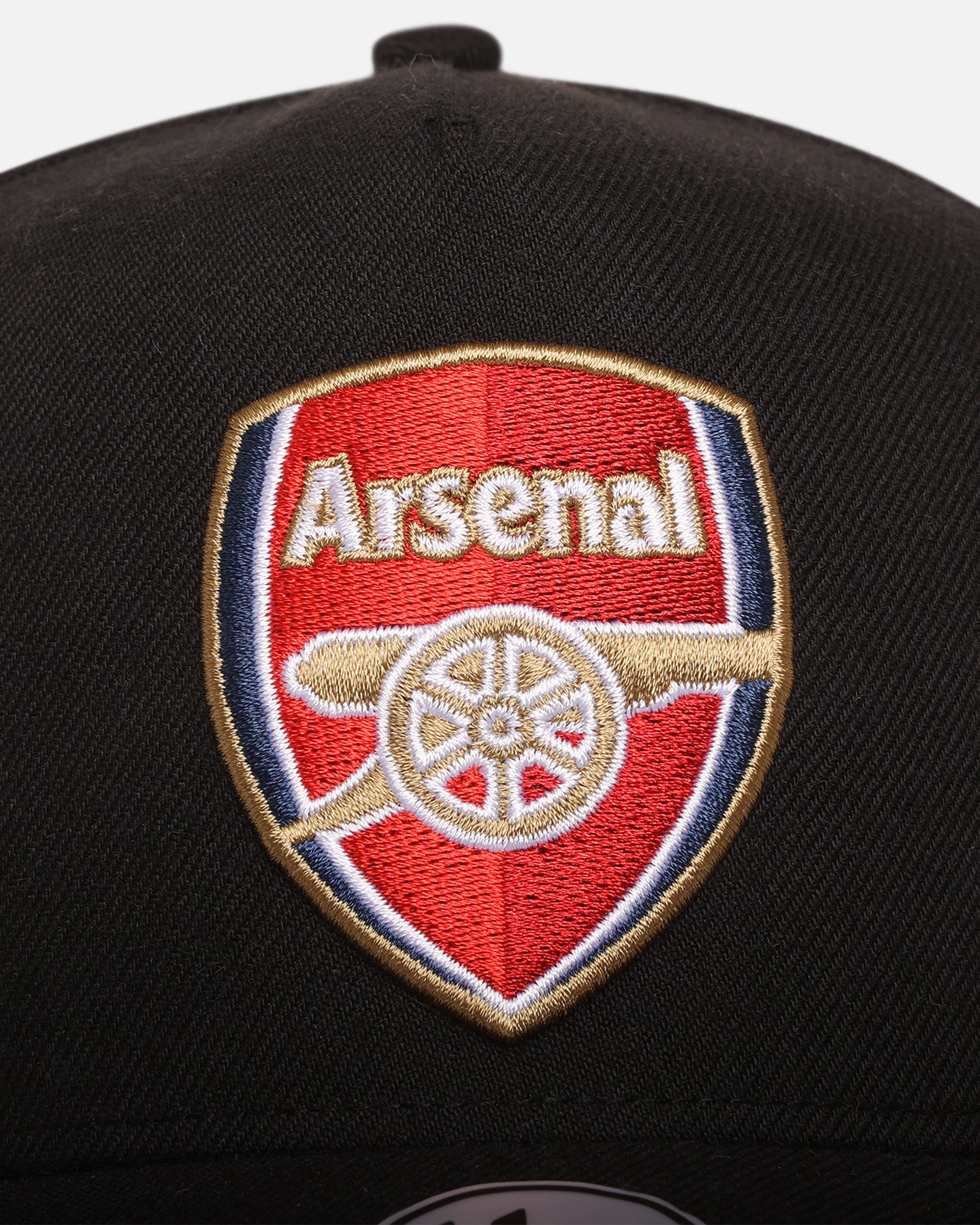 47 Brand Arsenal FC 47 MVP DT Snapback Black Hat - Adjustable Baseball Cap for Men & Women - Perfect for Football Games, Casual Wear & Sports Fans