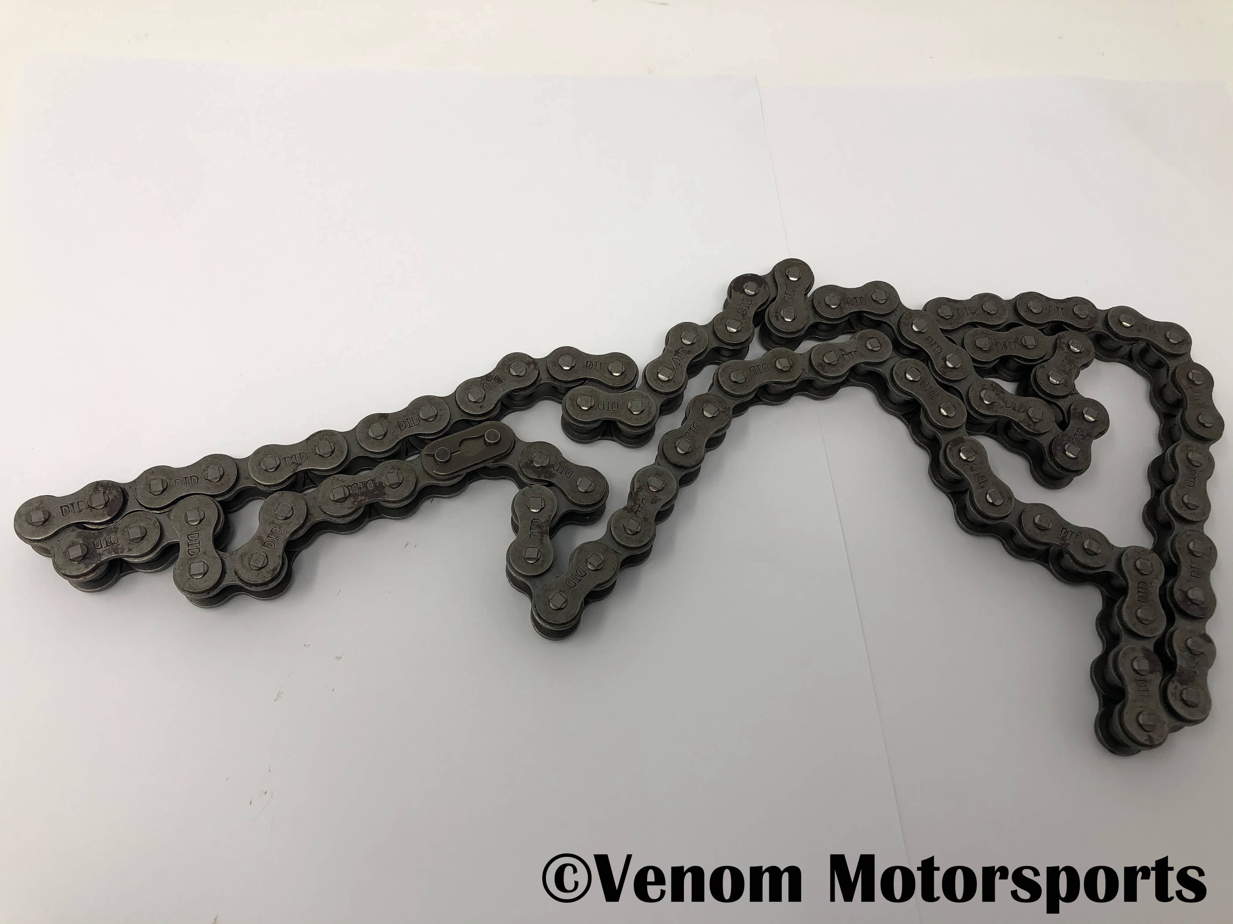 Venom X15 Replacement Chain - High-Quality Motorcycle Drive Chain for Dirt Bikes & ATVs | Durable & Smooth Performance for Off-Road Riding & Racing