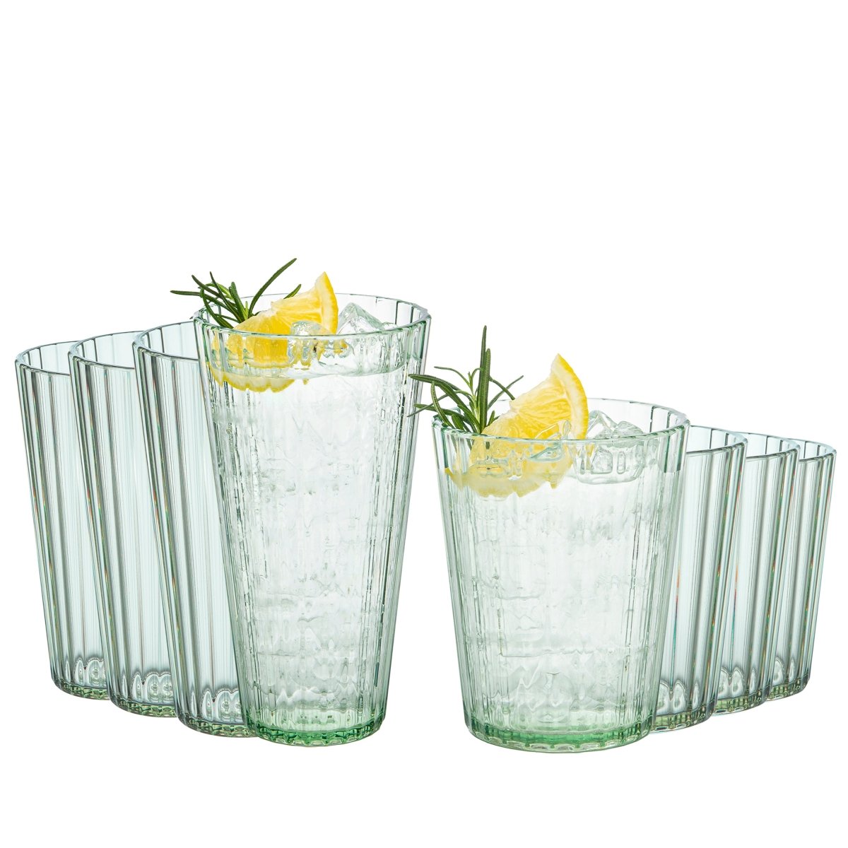 ChillClassic 8-Piece Drinkware Set - Insulated Tumblers & Glasses for Coffee, Tea, and Cold Beverages - Perfect for Home, Office, and Outdoor Use