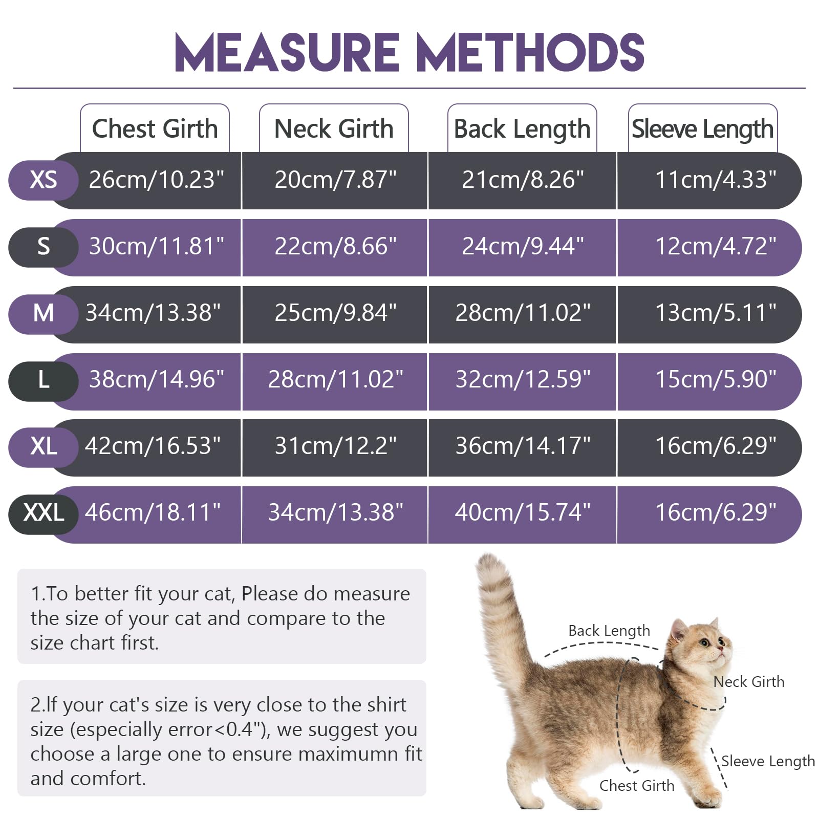 Cat Pajamas & Fleece Vest Set - Warm Turtleneck Jumper & Sticky Hair-Resistant Cat Clothes for Kittens - Recovery Suit for Cats & Small Dogs (Large, Black) - Perfect for Winter, Post-Surgery Care & Indoor Comfort