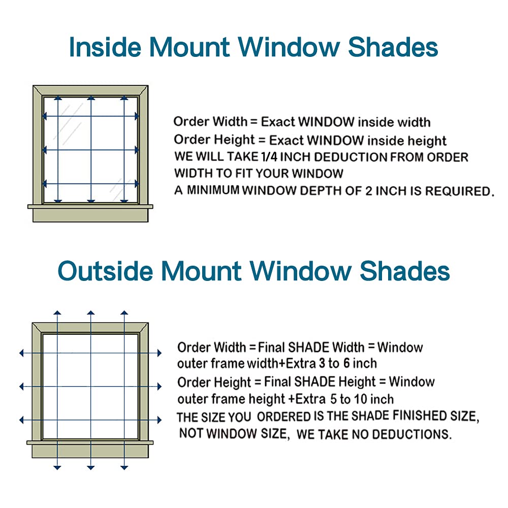 LETAU Double Layer Cordless Window Shades - 2 in 1 Blackout & Sheer Fabric Window Blinds for Multi Light Control | Olive Green | Perfect for Bedroom, Nursery & Home Office Privacy