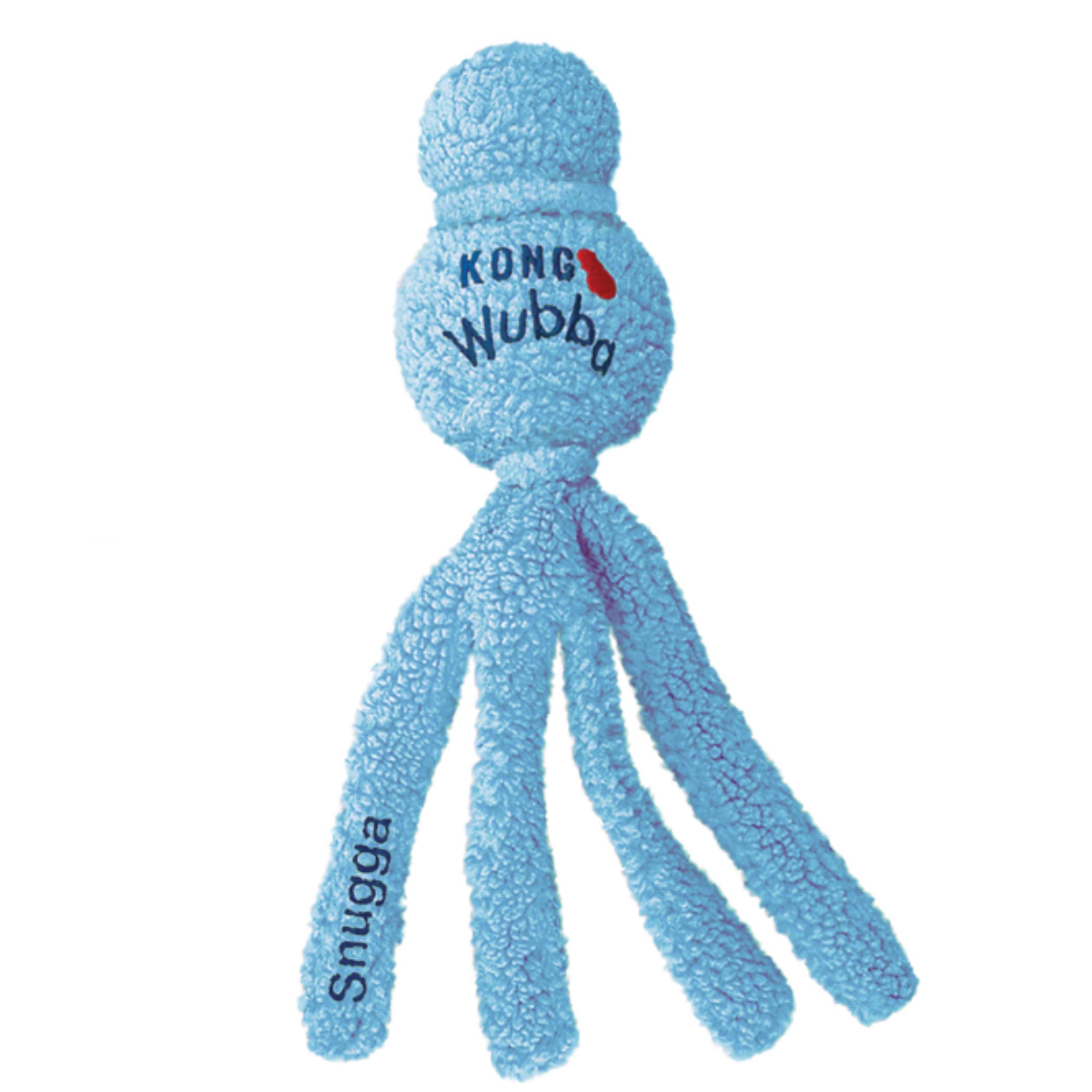 Snugga Wubba Blue Plush Dog Toy - Durable Chew Toy for Small & Large Dogs - Perfect for Fetch, Tug-of-War & Interactive Play