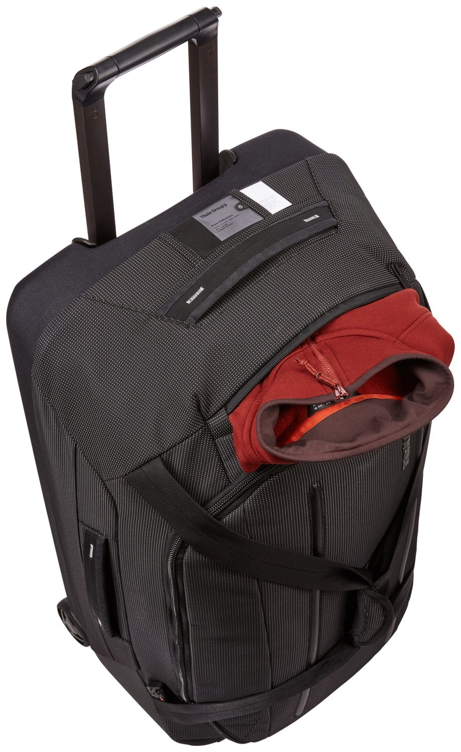 Thule Crossover 2 Wheeled Duffel Bag 30-Inch Large Travel Luggage - Black | Durable Spinner Suitcase for Airplane, Business Trips & Outdoor Adventures