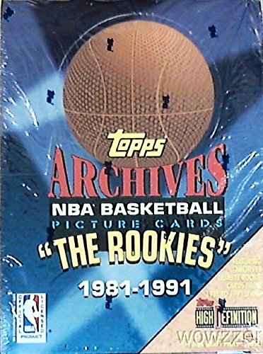1992-93 Topps Archives NBA Basketball Hobby Box - Factory Sealed 24 Packs with 336 Cards | Includes Michael Jordan, Charles Barkley & Patrick Ewing Rookie Cards | Vintage NBA Collectibles for Basketball Fans & Card Collectors | Perfect for Investment, Display or Trading