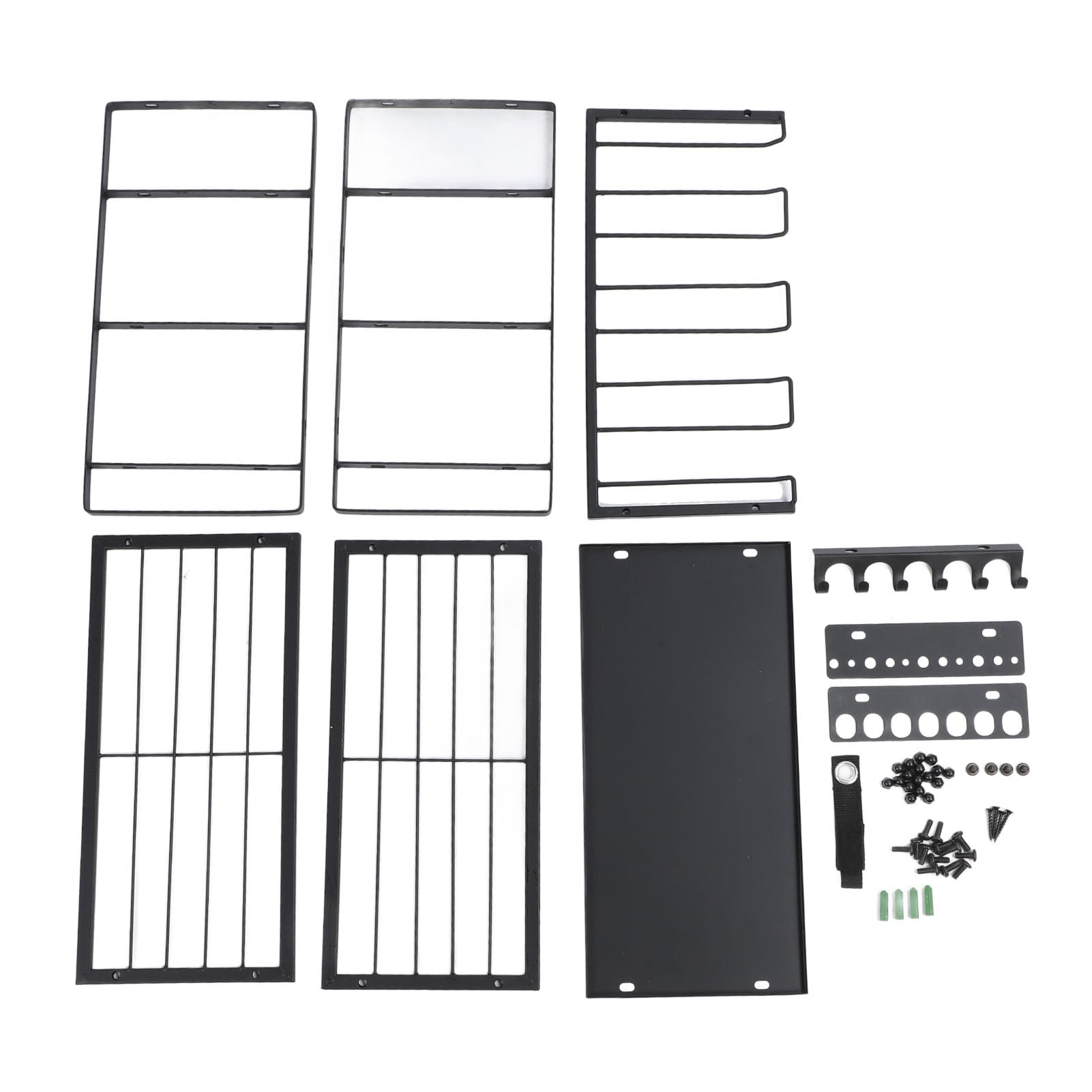 Heavy Duty Metal Power Tool Organizer & Wall Mount Storage Rack - Workshop Garage Tool Holder for Drills, Saws & Accessories | Perfect for DIY Projects & Professional Workspace Organization