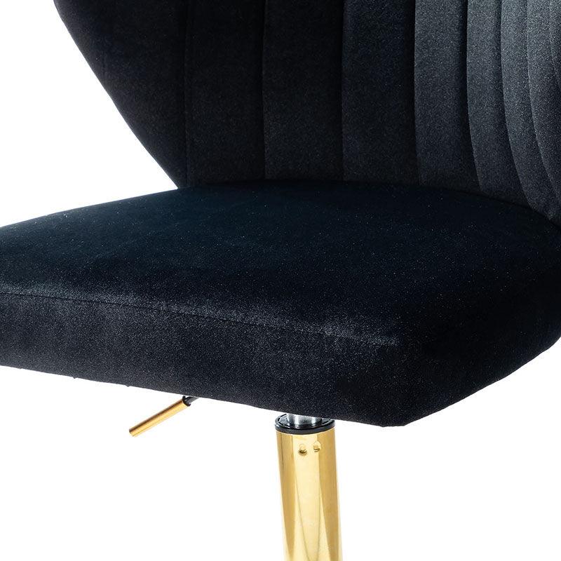 Premium Chandra Velvet Office Chair - Ergonomic Executive Desk Chair with Lumbar Support for Home & Office Workspaces - Comfortable Modern Computer Chair for Long Hours of Sitting