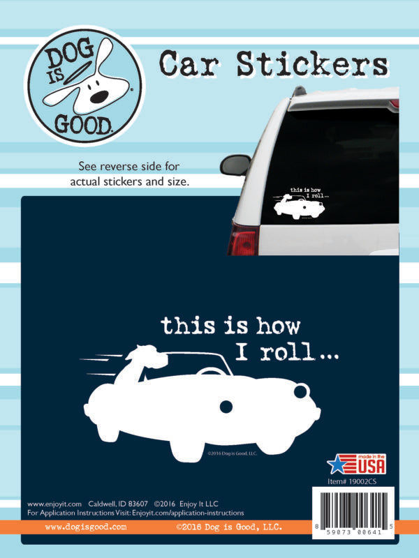 Funny 'This Is How I Roll' Car Sticker - Vinyl Decal for Cars, Trucks & Windows - Waterproof & Durable - Perfect for Car Enthusiasts & Prank Lovers