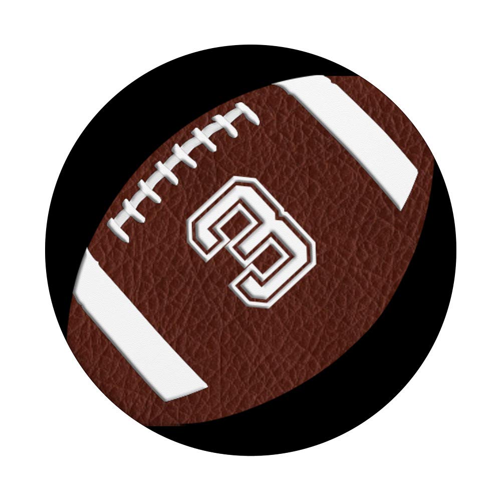 American Football Player #3 Jersey Swappable PopGrip for Phones & Tablets - Perfect Sports Gift for Fans & Game Day Accessories