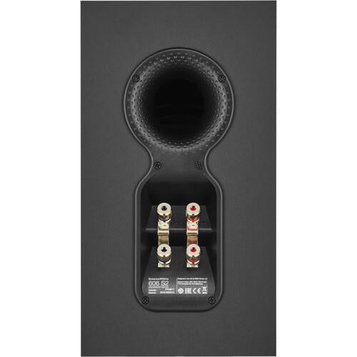 Bowers & Wilkins 606 Anniversary Series Bookshelf Speakers (Pair) - Premium Black Finish | Open Box Clearance Sale | Perfect for Home Theater & Hi-Fi Audio Systems