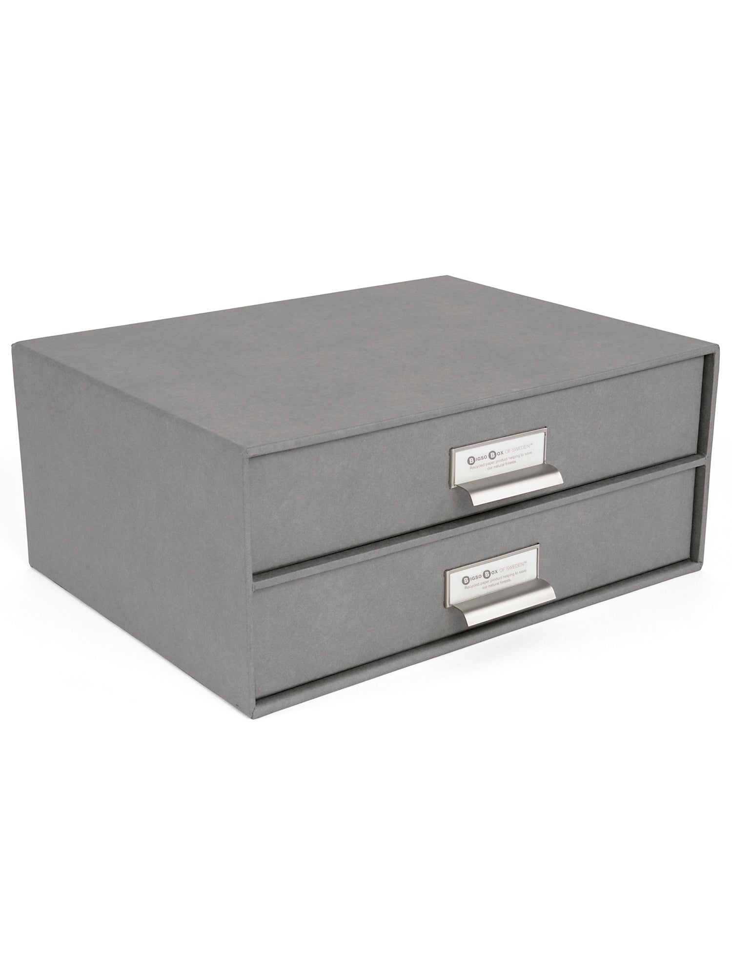 Birger 2-Drawer Nightstand with Storage - Modern Bedside Table for Bedroom, Living Room & Office - Compact Dresser with Smooth Gliding Drawers