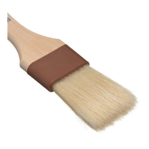 SPARTA 1.5 Inch Natural Boar Bristle Pastry Brush - Professional Baking & Cooking Basting Tool for Cakes, Bread, BBQ, Meat Glazing - Ideal for Home Kitchen & Bakery Use