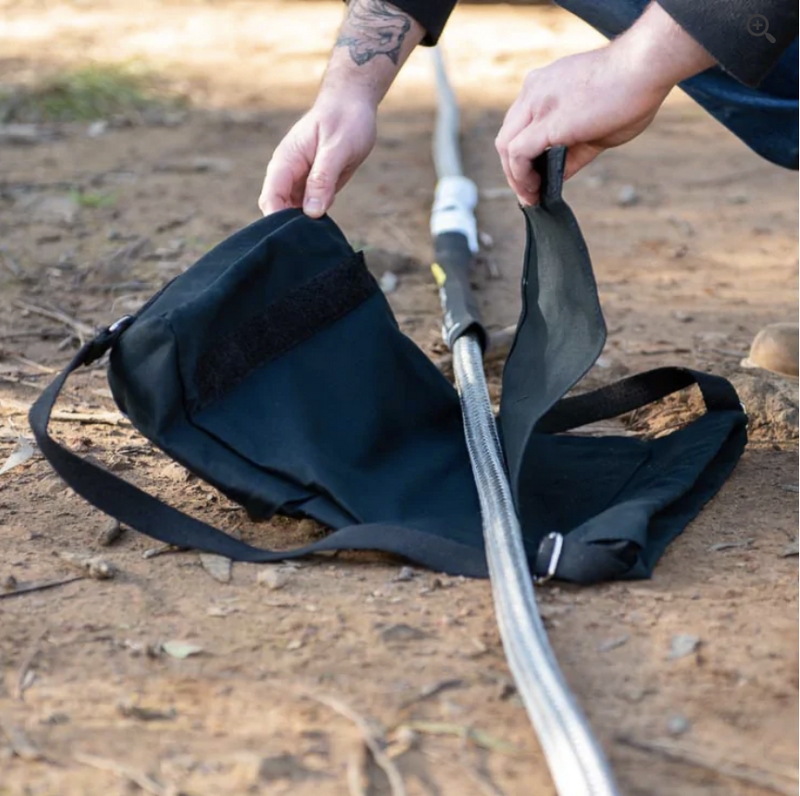 Bushranger Super Stretchy Kinetic Rope 12,000kg (26,455 lbs) Breaking Strength - 9m (30ft) Recovery Rope for Off-Road Vehicles, 4WD, Jeep & Truck Recovery - Heavy Duty Towing & Winching Accessory