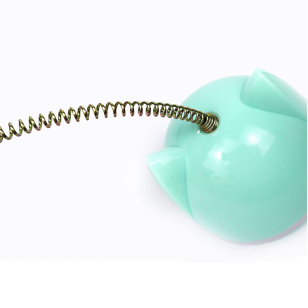 Durable Cat Toys Set - Interactive Tumbler Teaser Ball & Feather Wand for Boredom Relief - Bite-Resistant Cat Toys for Indoor Play, Exercise & Bonding with Your Pet