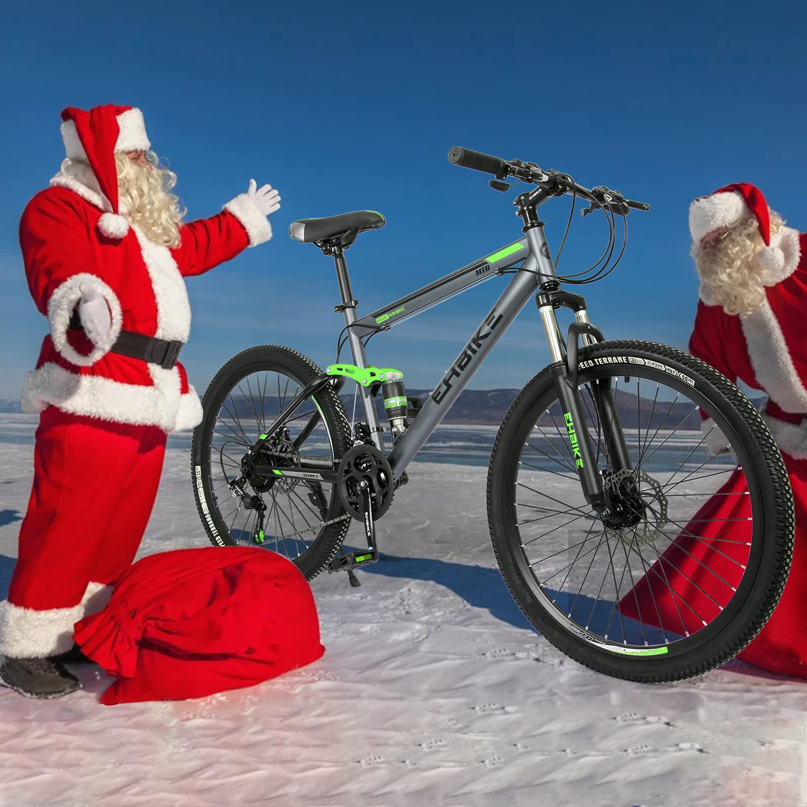 26 Inch 21 Speed Mountain Bike for Adults - Lightweight Aluminum Frame, Shimano Gears - Perfect for Trail Riding, Commuting & Outdoor Adventures