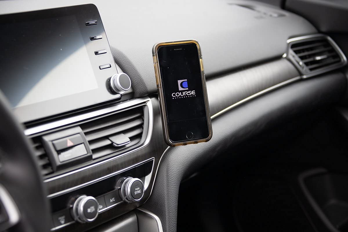 Course Motorsports DirectFit Wireless Charging Car Phone Mount for Honda Accord (2018-2022) - Automatic Gripping Phone Holder with Fast Charging - Perfect for Commuting, Road Trips & GPS Navigation (Black)