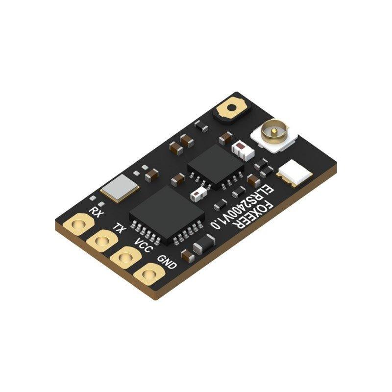 Foxeer ELRS 2.4GHz Receiver with LNA T Antenna for FPV Drones - Long Range RC Control for Racing and Freestyle Flying