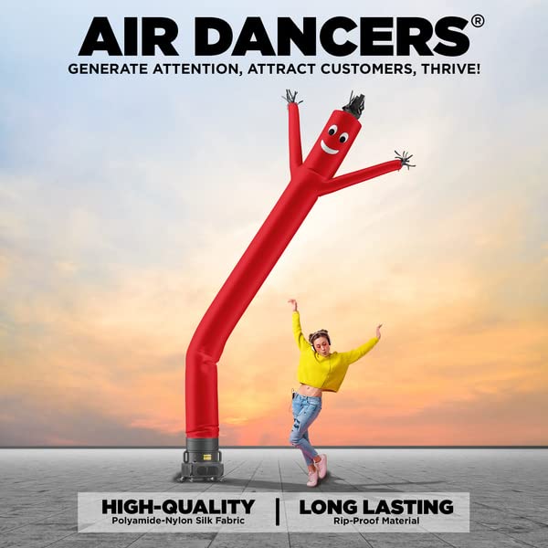 LookOurWay 10ft Air Dancers Inflatable Tube Man Kit with 1HP Blower - Outdoor Advertising, Car Dealerships, Grand Openings & Events