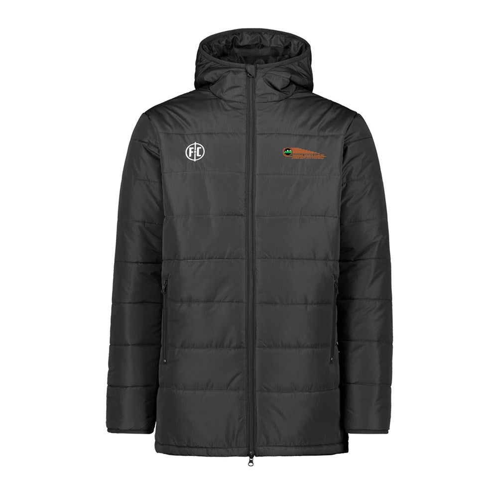 Upper Hutt City Football Club Padded Jacket - Warm & Comfortable Soccer Outerwear for Training & Matches | Perfect for Cold Weather & Team Support