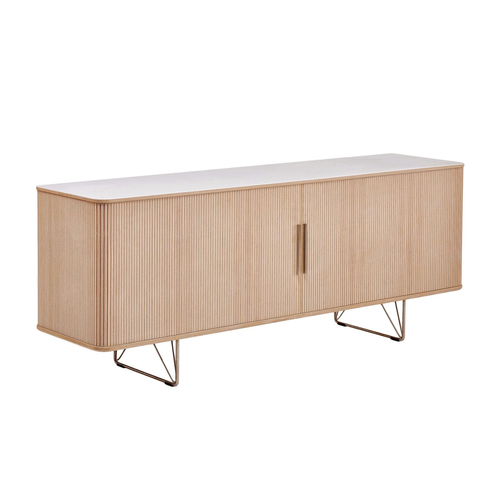 AK2730 Modern Sideboard Buffet Cabinet - Stylish Storage for Dining Room, Living Room & Entryway | Perfect for Organizing Dishes, Linens & Home Decor