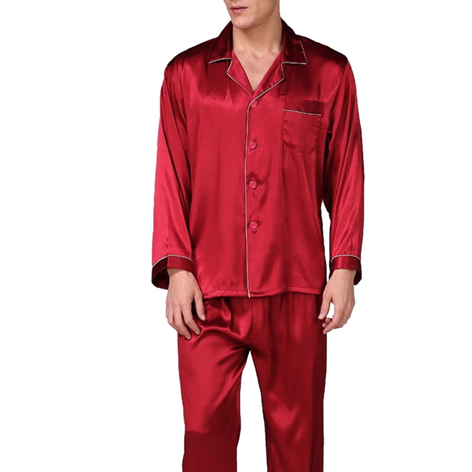 Men's Hawaiian Pajama Set - Comfortable Sleepwear & Loungewear for Beach Vacations