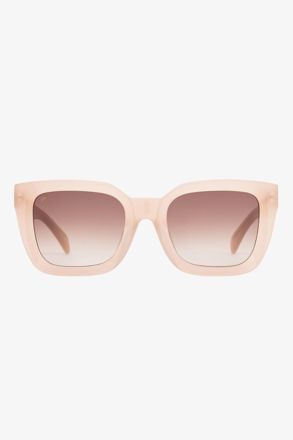 Harlow Cream Rosewood Gradient Lens Sunglasses for Women - UV Protection Fashion Sunglasses for Outdoor, Beach & Driving