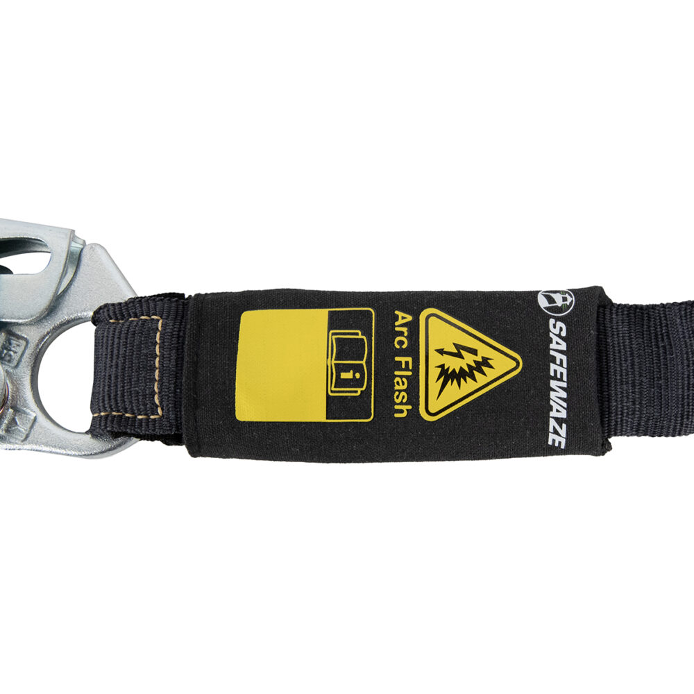 Arc Flash 6' Internal Energy Absorbing Safety Lanyard - Aramid Fiber Construction with Snap Hook - Perfect for Electrical Work & Fall Protection