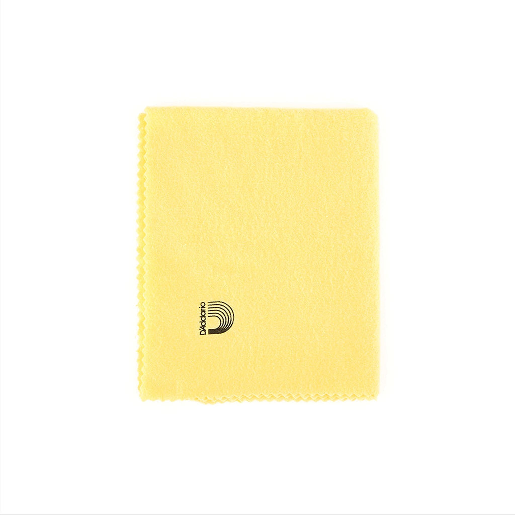 D'Addario Premium Untreated Polish Cloth for Guitar, Bass, and String Instrument Cleaning – Keep Your Instruments Shiny and Protected