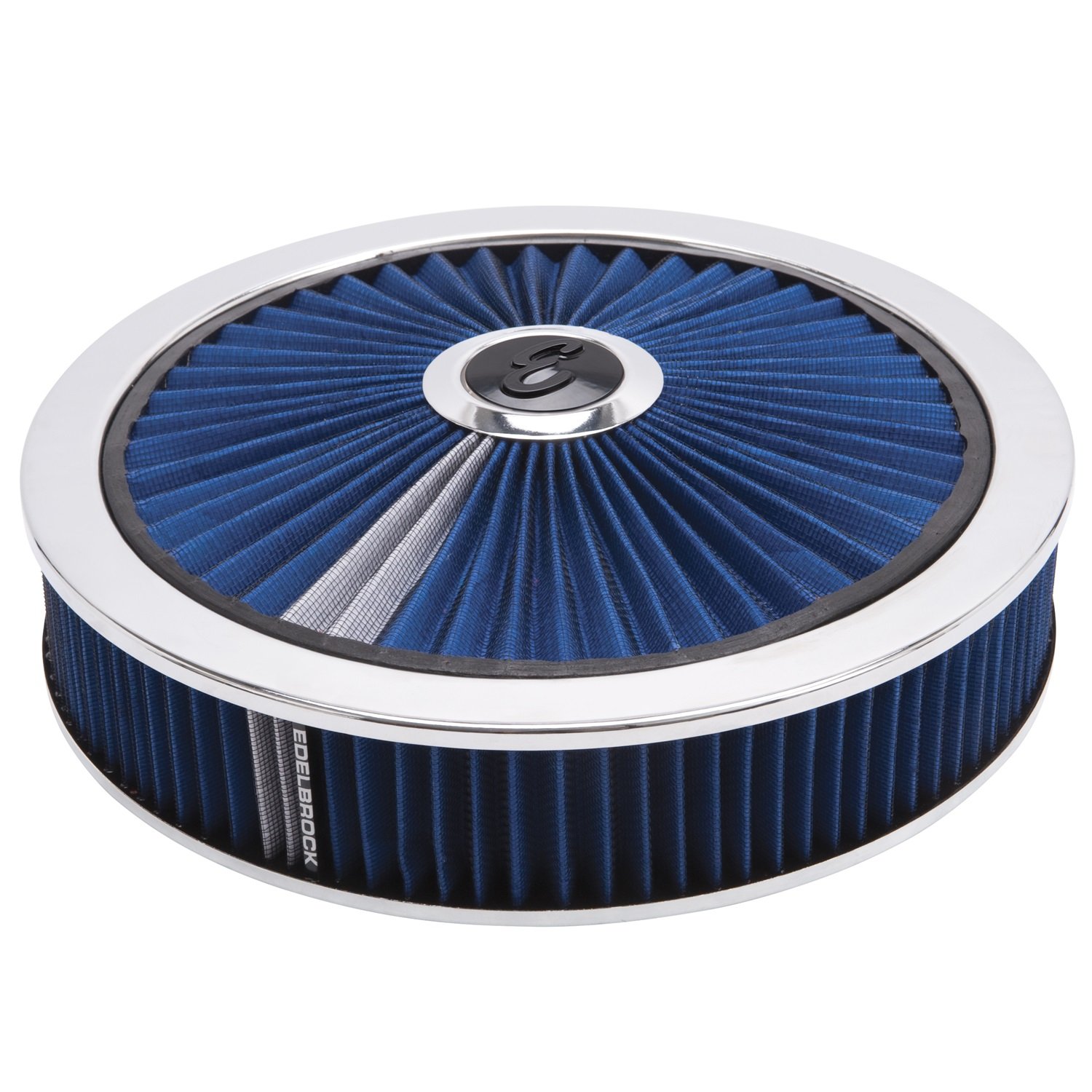 Edelbrock 43661 High-Performance Air Cleaner - Universal Fit for Classic & Muscle Cars - Enhanced Airflow & Engine Protection for Street & Racing Use