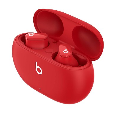 Beats Studio Buds True Wireless Noise Cancelling Bluetooth Earbuds - Red | Active Noise Cancelling, Sweat Resistant, 8hr Battery Life | Perfect for Workouts, Commuting & Travel
