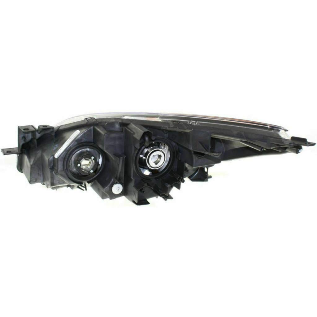 2012-2013 Mazda 3 Passenger Side Headlight Assembly - CAPA Certified Replacement for MA2519130 with Blue Bezel (5 Spd Trim) | CarLights360 | Perfect for Night Driving & Auto Restoration Projects