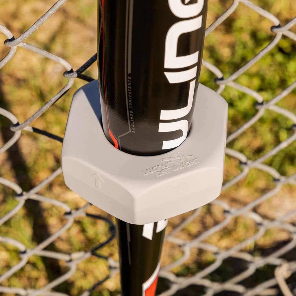 LugNut Bat Weight for Baseball & Softball Training - Youth & Kids Batting Donut Weight - Improve Swing Speed & Power - Perfect for Baseball Practice, Batting Drills & Hitting Exercises