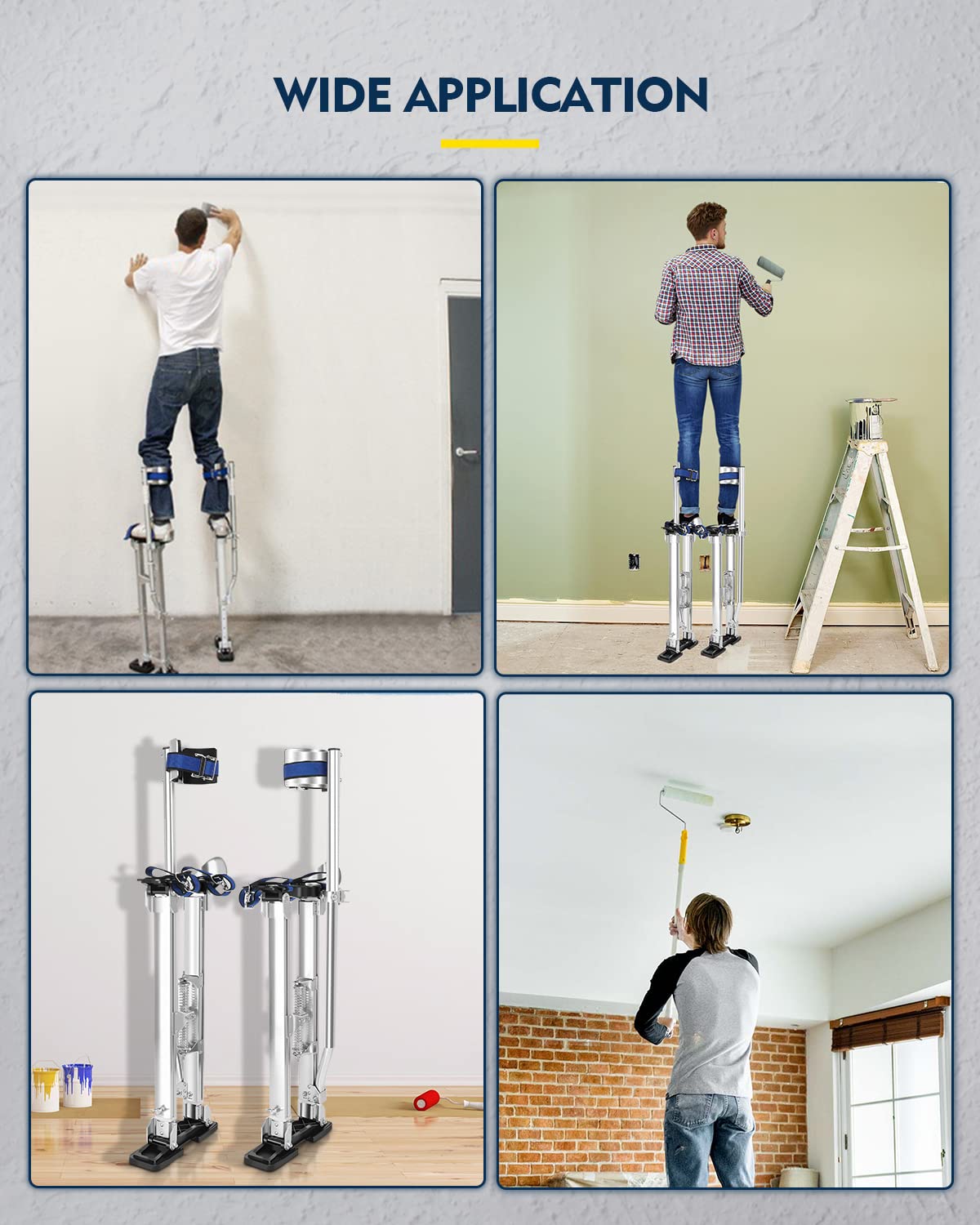 Adjustable Aluminum Drywall Stilts 24