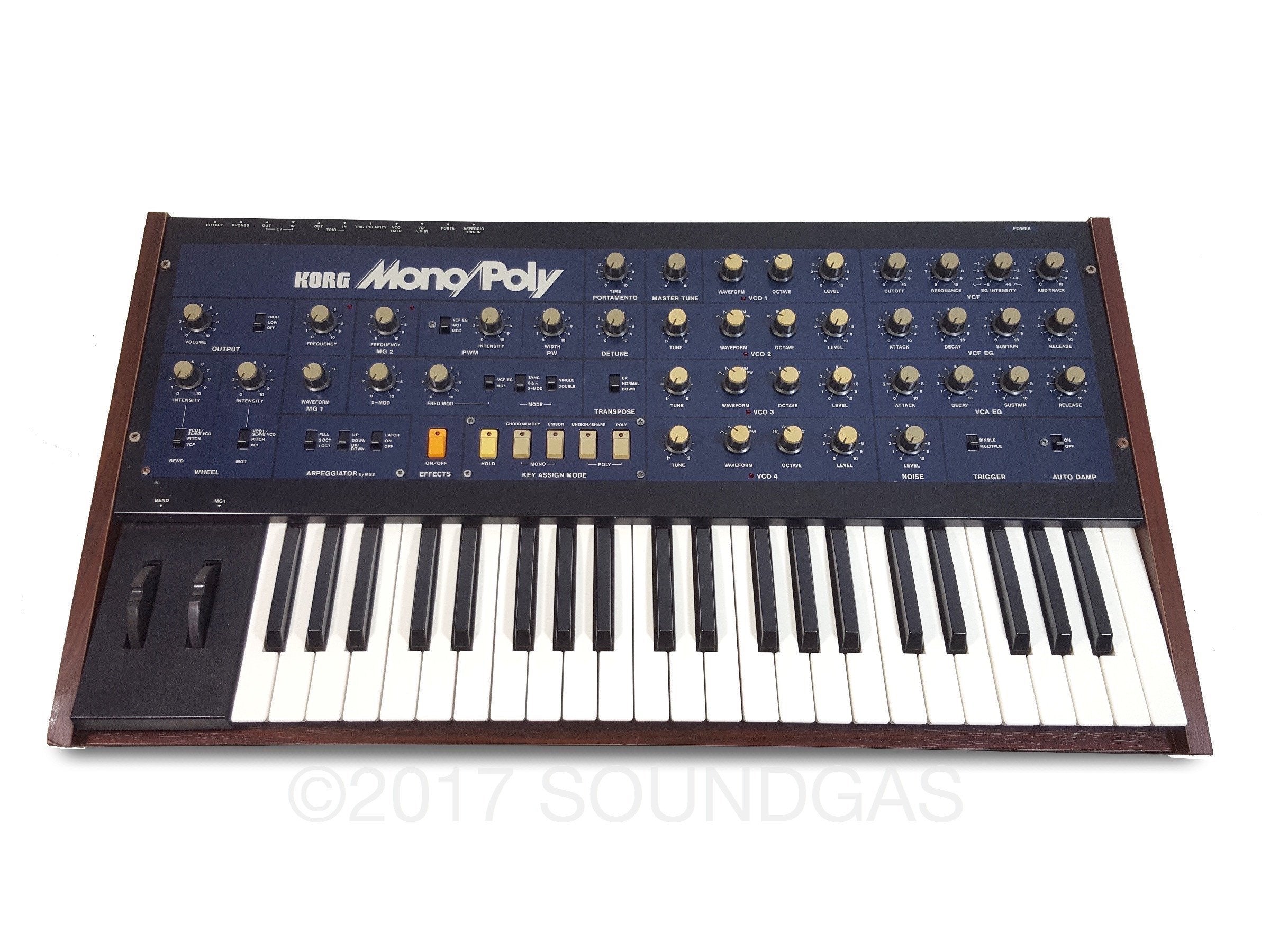 Korg Mono/Poly MP-4 Analog Synthesizer - Vintage Keyboard for Music Production & Live Performance | Perfect for Studio Recording, Electronic Music & Synth Enthusiasts