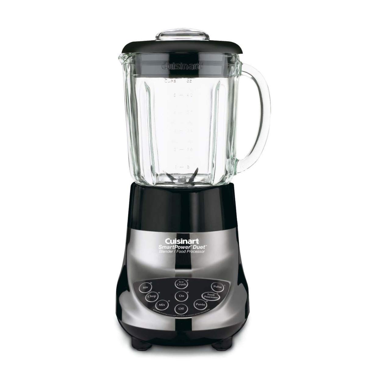 Cuisinart BFP-703BC Smart Power Duet 3-Cup Blender and Food Processor Combo with 6-Quart Air Fryer Oven, Stainless Steel - Perfect for Smoothies, Meal Prep & Healthy Cooking at Home