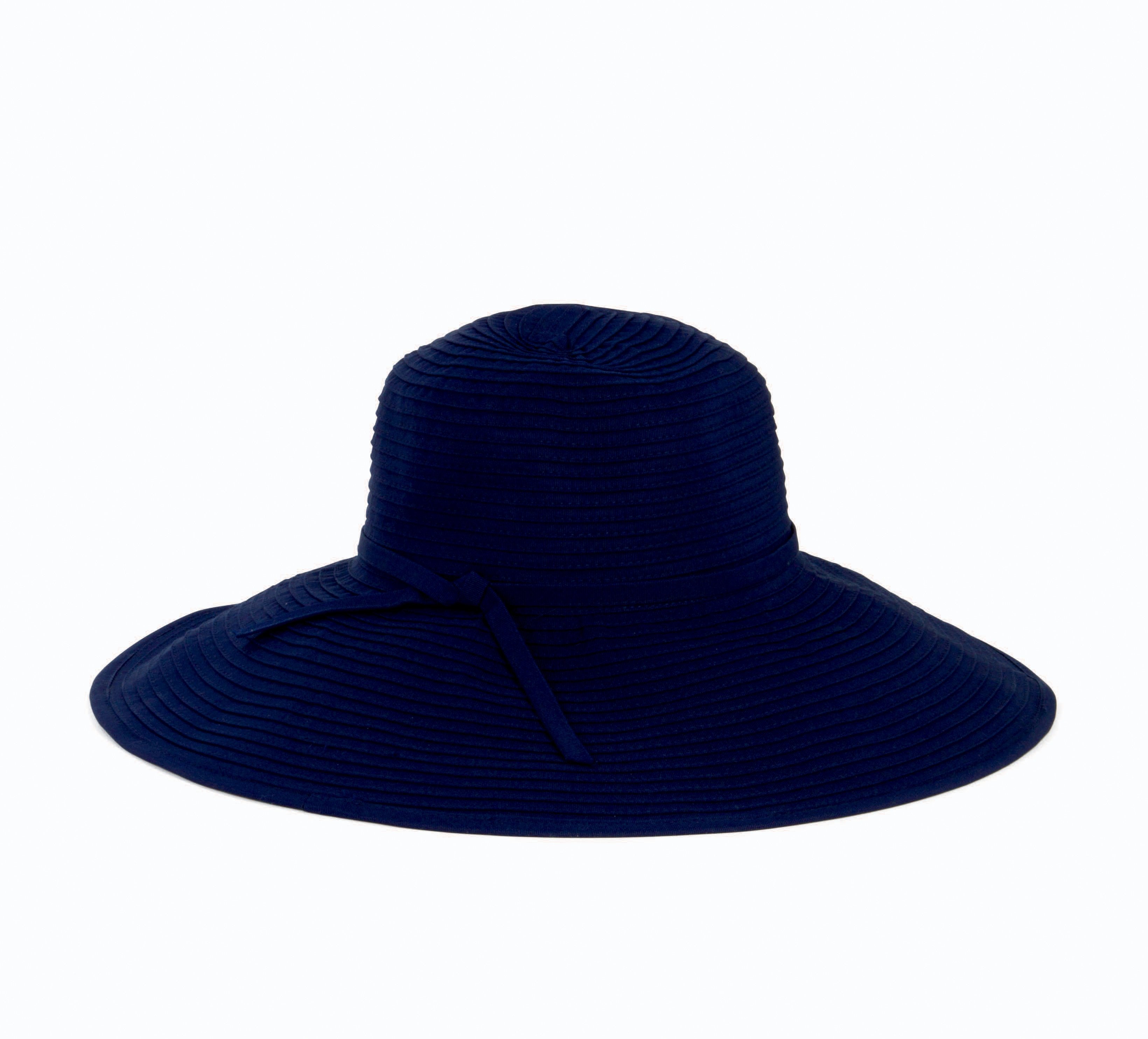 Women's Wide Brim Sun Hat with Ribbon Braid Detail - Stylish UV Protection Summer Beach Hat for Outdoor Activities, Travel, and Fashion