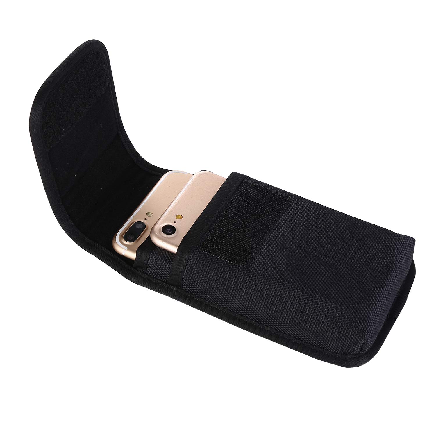 2 Pack Nylon Phone Holster with Belt Loop - Vertical Pouch Case Compatible with iPhone 11/12/13/14/15 Pro Max, Samsung Galaxy S10/S20/S21/S22/S23/S24/Plus/FE/A15/A53/A54, Google Pixel 6/6a/7/7a/8/8a/9 Pro XL - Perfect for Outdoor, Work & Travel Accessories