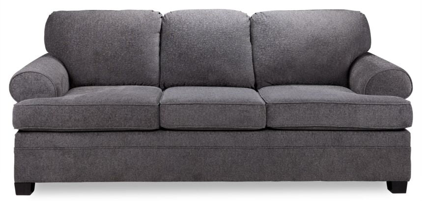 Calliope Modern Sofa in Smoke Gray - Stylish and Comfortable Living Room Furniture for Home, Office, or Lounge
