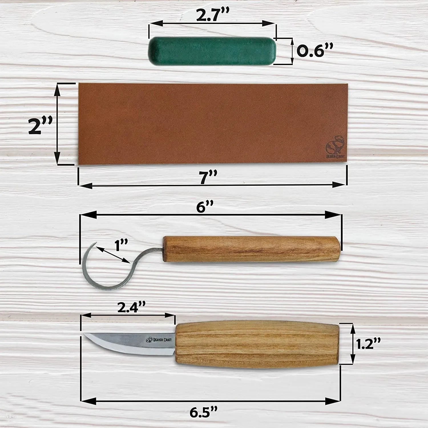 BeaverCraft S01 Right Handed Wood Carving Spoon Set - Premium Woodworking Tools for DIY Crafts & Kitchen Utensils - Perfect for Whittling, Camping & Handmade Gifts