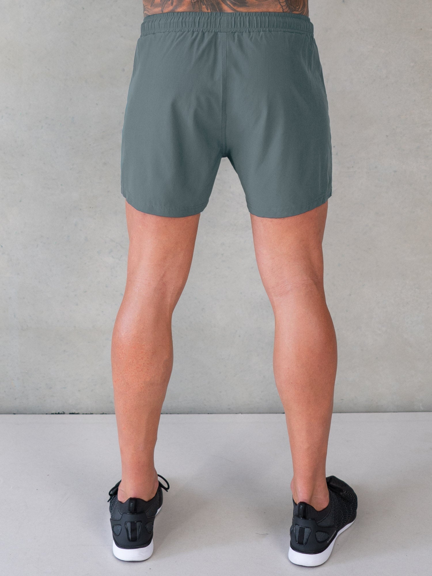 Adapt 5 Training Shorts for Men - Breathable Quick-Dry Gym Workout Shorts with Pockets - Perfect for Running, Basketball & Fitness Training - Petrol Blue Color