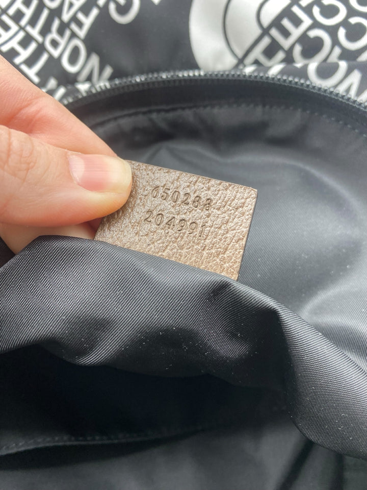 Gucci x The North Face Unisex Waterproof Hiking Backpack - Luxury Designer Travel & Outdoor Adventure Backpack for Men & Women - Perfect for Camping, Travel, and Daily Commute